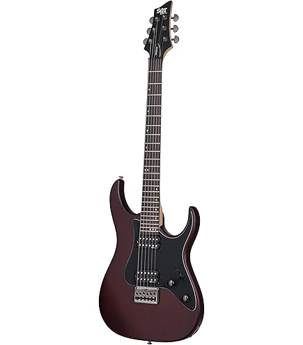 Schecter 006 SGR 6-sting Guitar, Midnight Satin Black : Amazon.in